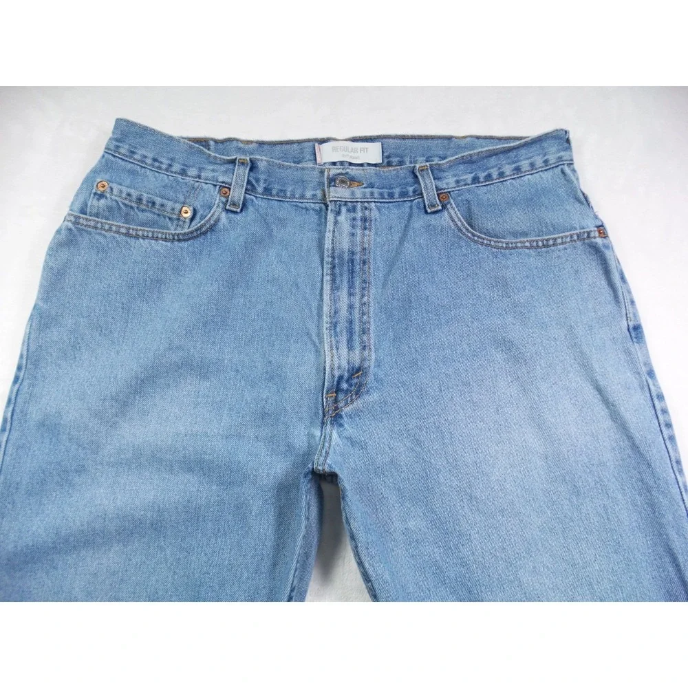Vintage Levis Jeans Mens 40 x 32 Blue Denim 505 Regular Fit‎ Straight Leg Y2K